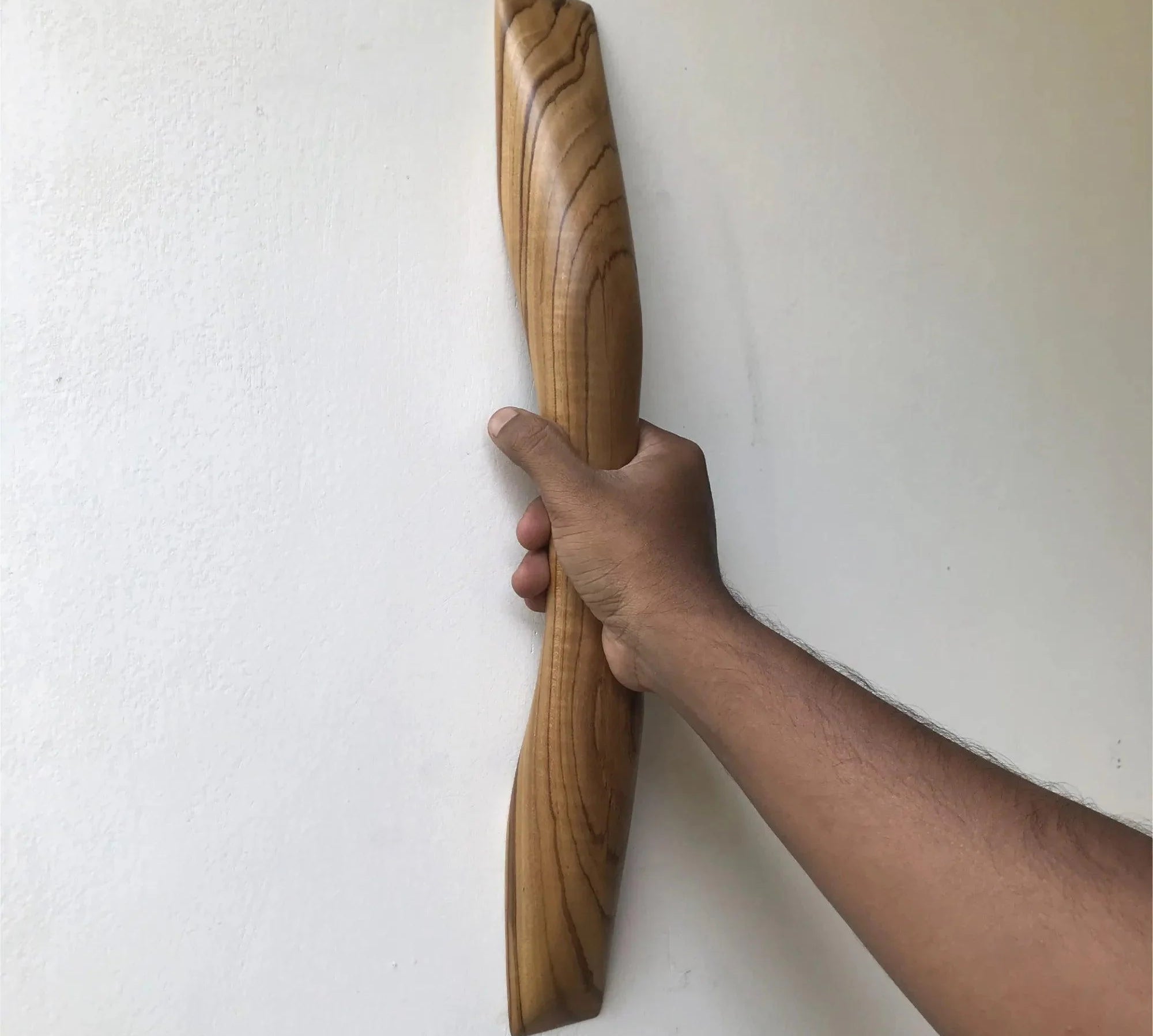 Handmade teak wooden door handle - 023